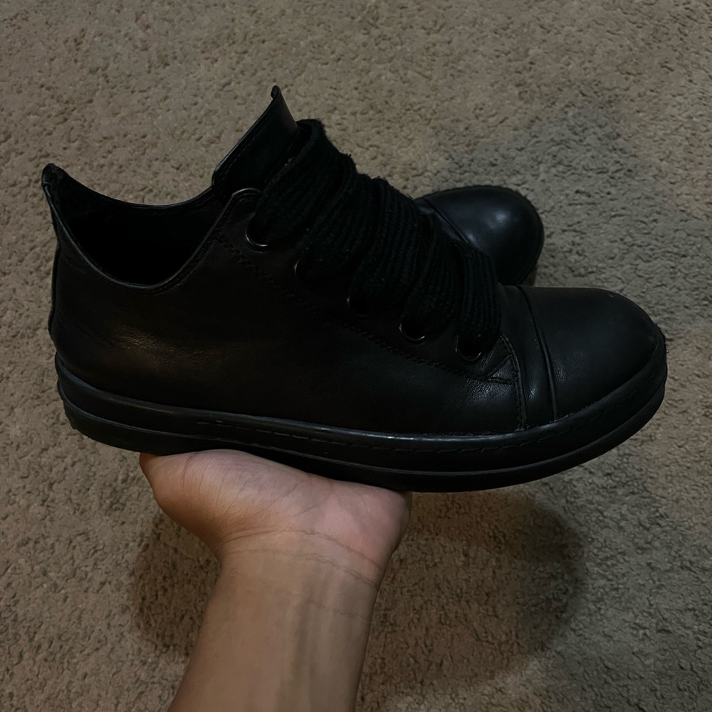 black rick owens size 44
